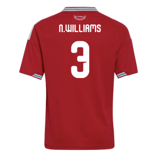 2026-2027 Wales Home Shirt (Kids) (N.Williams 3)