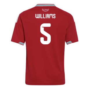 2026-2027 Wales Home Shirt (Kids) (Williams 5)