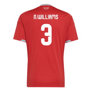 2026-2027 Wales Home Shirt (N.Williams 3)
