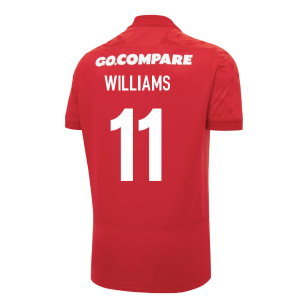 2026-2027 Wales WRU Home Poly Rugby Shirt (Williams 11)