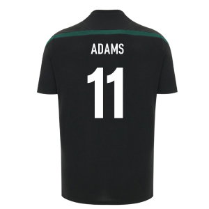 2026-2027 Wales WRU Rugby Player Training Shirt (Black) - Kids (Adams 11)