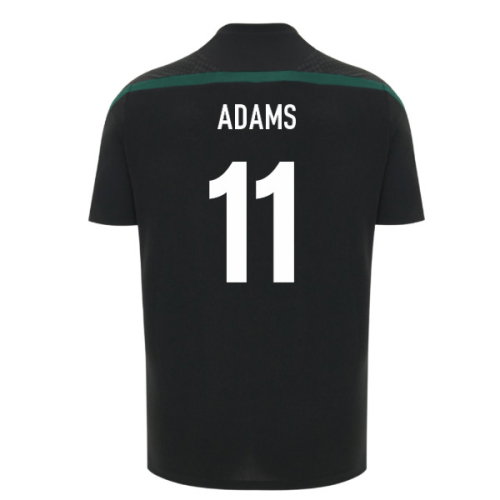 2026-2027 Wales WRU Rugby Player Training Shirt (Black) - Kids (Adams 11)