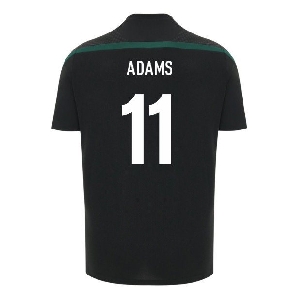 2026-2027 Wales WRU Rugby Player Training Shirt (Black) - Kids (Adams 11)