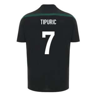 2026-2027 Wales WRU Rugby Player Training Shirt (Black) - Kids (Tipuric 7)