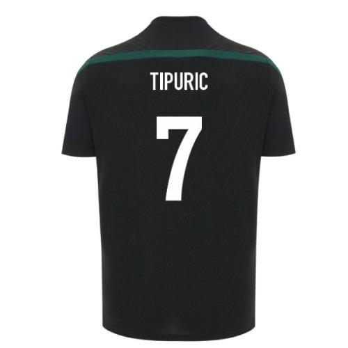 2026-2027 Wales WRU Rugby Player Training Shirt (Black) - Kids (Tipuric 7)