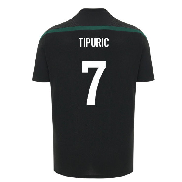 2026-2027 Wales WRU Rugby Player Training Shirt (Black) - Kids (Tipuric 7)
