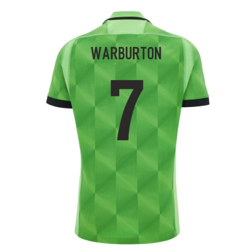 2026-2027 Wales WRU Training Rugby Shirt (Neon Green) (Warburton 7)