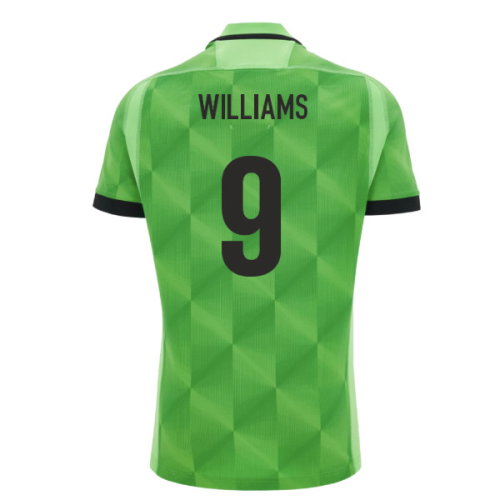 2026-2027 Wales WRU Training Rugby Shirt (Neon Green) (Williams 9)