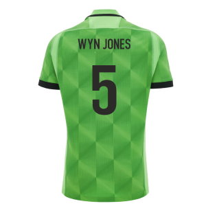 2026-2027 Wales WRU Training Rugby Shirt (Neon Green) (Wyn Jones 5)
