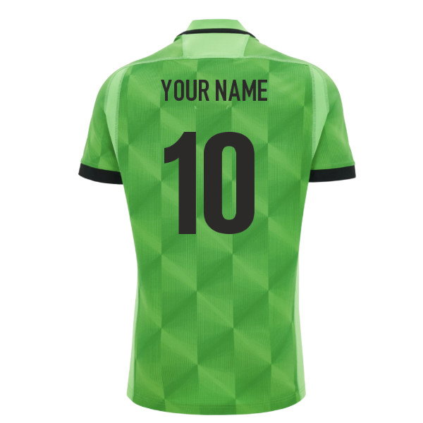 2026-2027 Wales WRU Training Rugby Shirt (Neon Green) (Your Name)