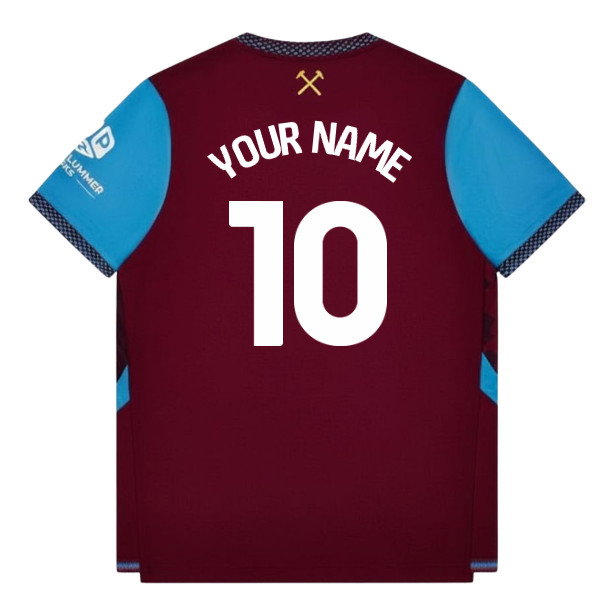 2026-2027 West Ham Authentic Home Shirt (Your Name)