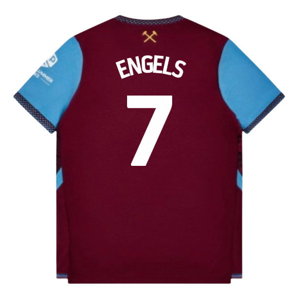2026-2027 West Ham Home Shirt (Engels 7)
