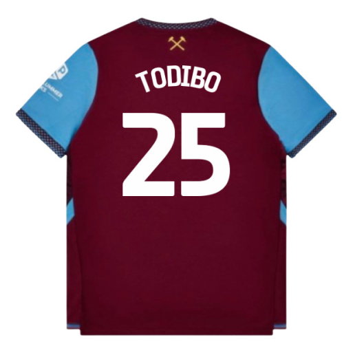 2026-2027 West Ham Home Shirt (Todibo 25)