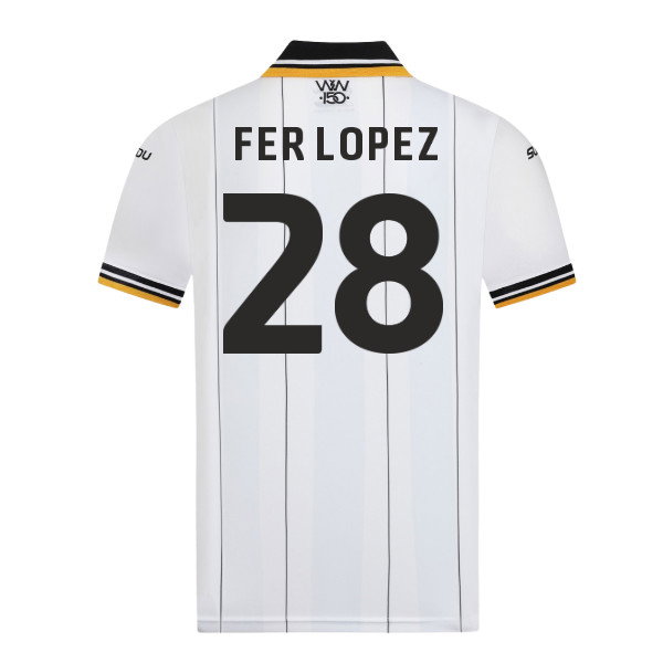 2026-2027 Wolves Away Shirt (Kids) (Fer Lopez 28)