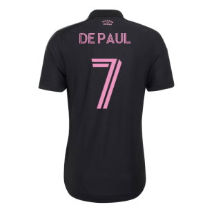 2026 Inter Miami Authentic Away Shirt (De Paul 7)