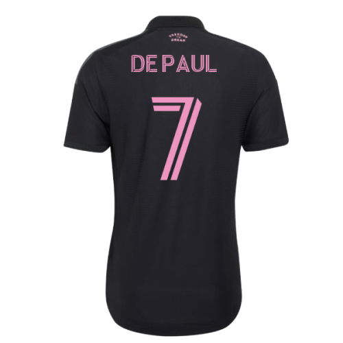 2026 Inter Miami Authentic Away Shirt (De Paul 7)