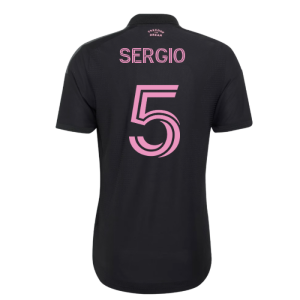 2026 Inter Miami Authentic Away Shirt (Sergio 5)