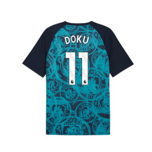 2026 Man City Warm Up Jersey (Deep Navy) (Doku 11)