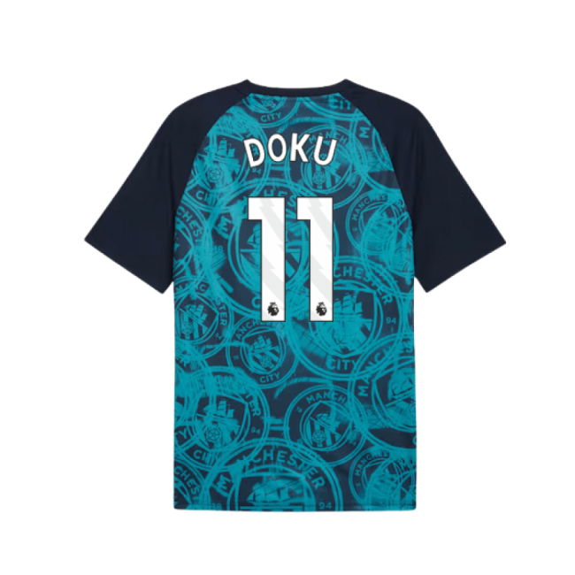 2026 Man City Warm Up Jersey (Deep Navy) (Doku 11)