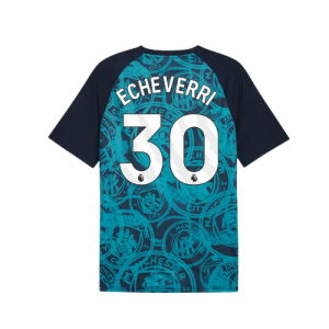 2026 Man City Warm Up Jersey (Deep Navy) (Echeverri 30)