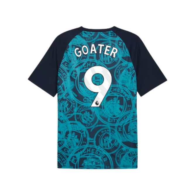 2026 Man City Warm Up Jersey (Deep Navy) (Goater 9)
