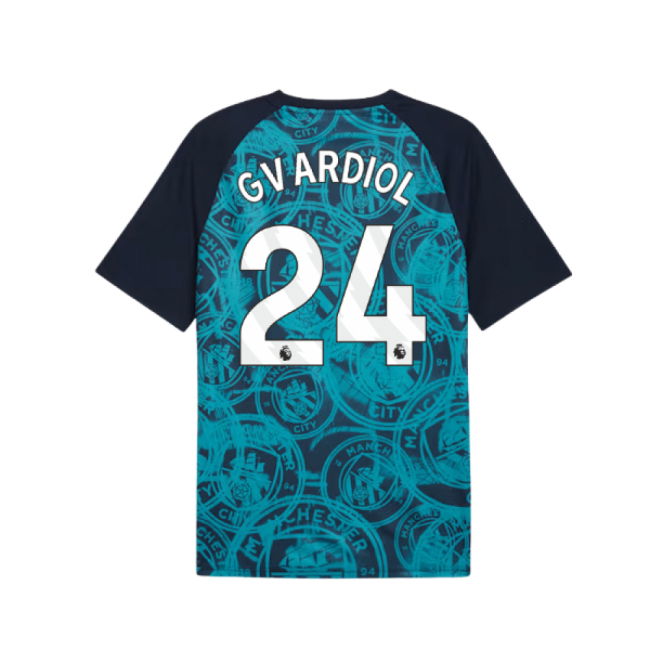 2026 Man City Warm Up Jersey (Deep Navy) (Gvardiol 24)