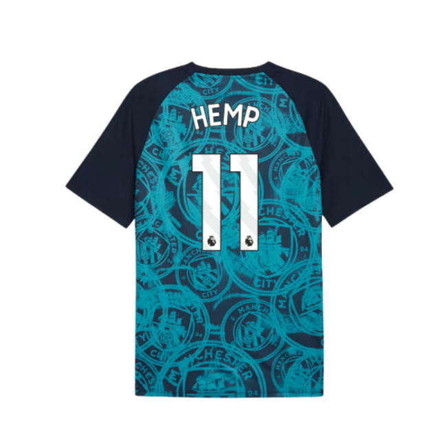 2026 Man City Warm Up Jersey (Deep Navy) (Hemp 11)