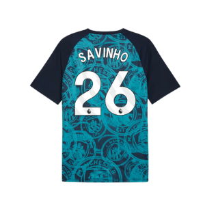 2026 Man City Warm Up Jersey (Deep Navy) (Savinho 26)