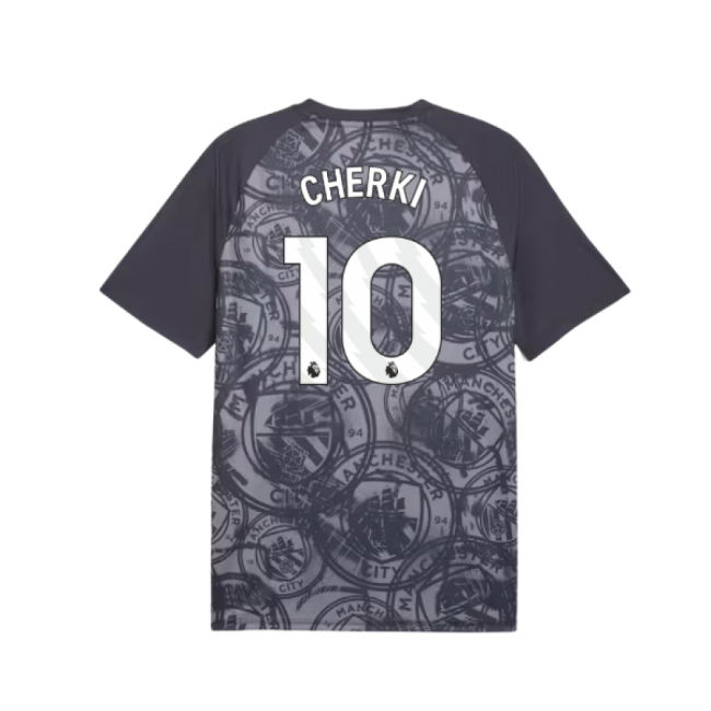 2026 Man City Warm Up Jersey (Gray) (Cherki 10)