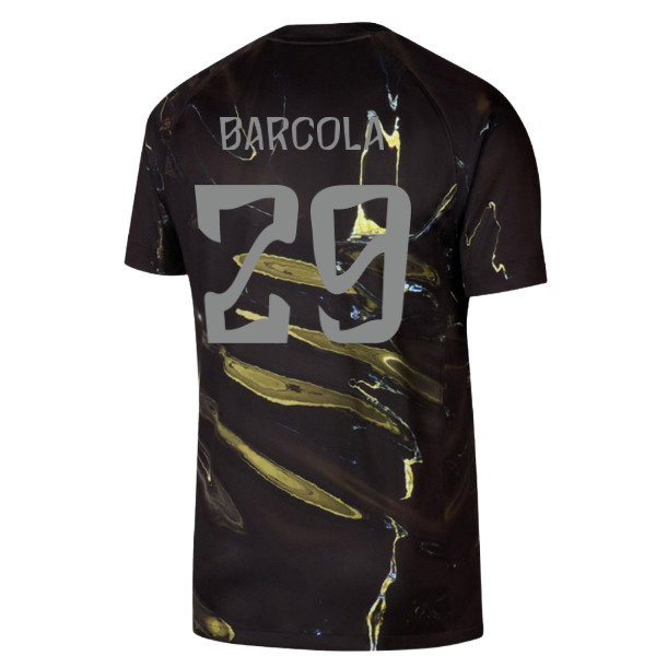 2026 PSG Jordan Stadium Night Edition Shirt (Black) (Barcola 29)