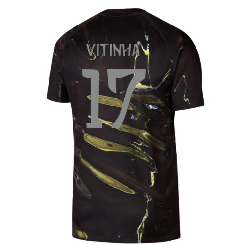 2026 PSG Jordan Stadium Night Edition Shirt (Black) (Vitinha 17)