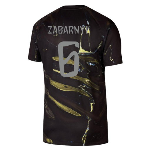 2026 PSG Jordan Stadium Night Edition Shirt (Black) (Zabarnyi 6)