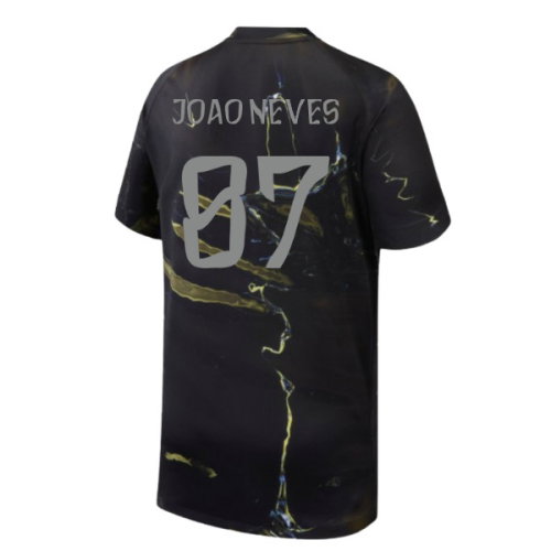 2026 PSG Night Edition Shirt (Kids) (Joao Neves 87)