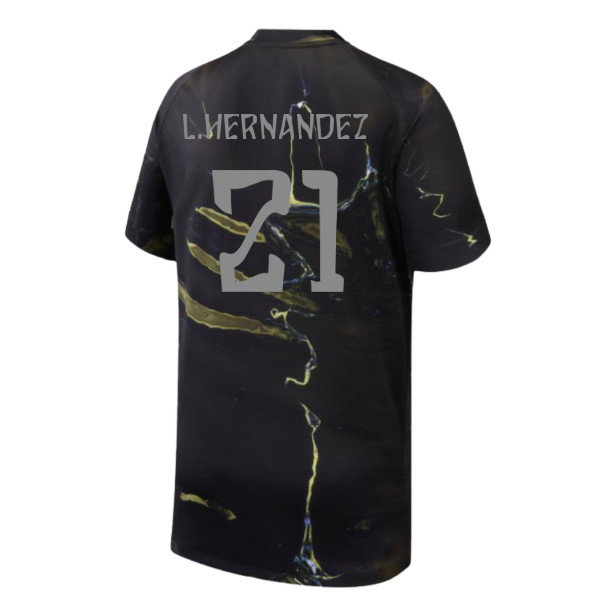 2026 PSG Night Edition Shirt (Kids) (L.Hernandez 21)
