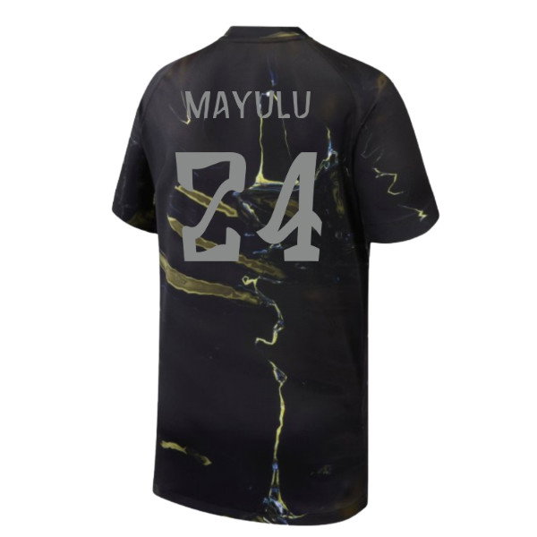 2026 PSG Night Edition Shirt (Kids) (Mayulu 24)