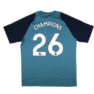 2025-2026 Arsenal Training Tee (Blanch Blue) (Champions 26)