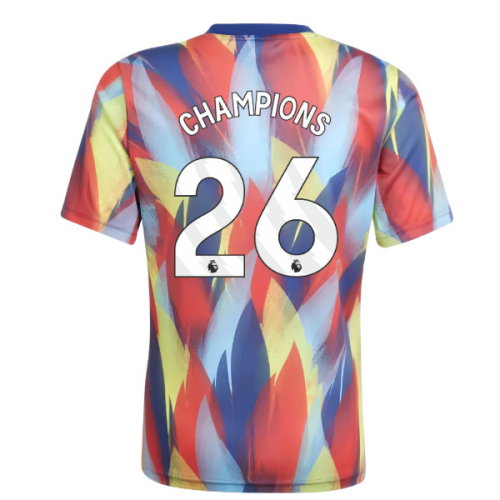 2025-2026 Arsenal Pre-Match Shirt (Victory Blue) - Kids (Champions 26)