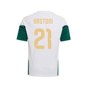 2026-2027 Italy Training Jersey (White) - Kids (Bastoni 21)