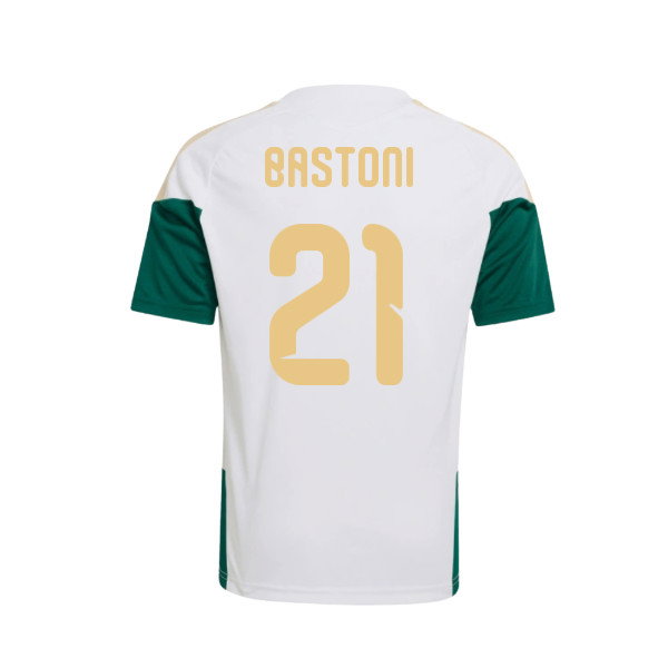 2026-2027 Italy Training Jersey (White) - Kids (Bastoni 21)