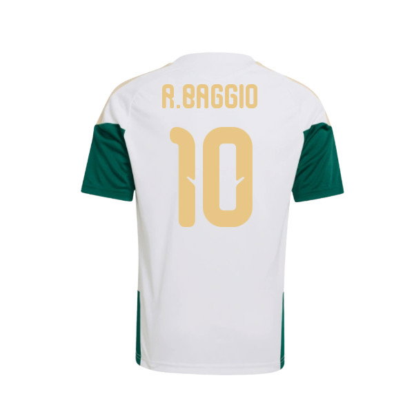 2026-2027 Italy Training Jersey (White) - Kids (R.Baggio 10)