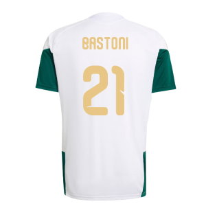 2026-2027 Italy Training Jersey (White) (Bastoni 21)