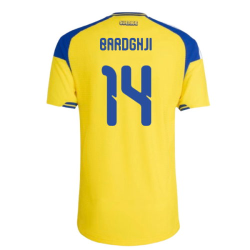 2026-2027 Sweden Authentic Home Shirt (Bardghji 14)