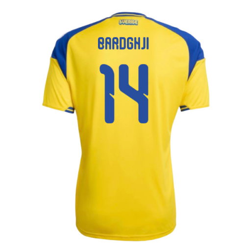 2026-2027 Sweden Home Shirt (Bardghji 14)