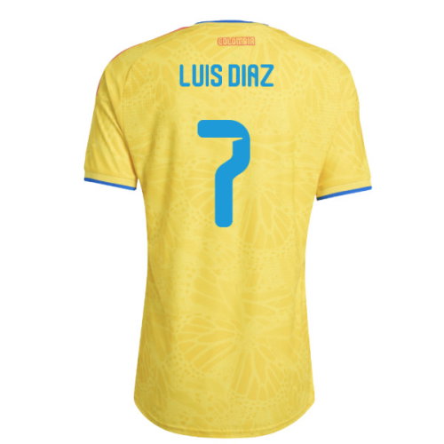2026-2027 Colombia Authentic Home Shirt (Luis Diaz 7)