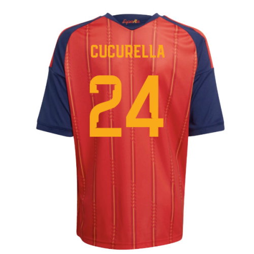 2026-2027 Spain Home Shirt (Kids) (Cucurella 24)