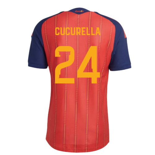 2026-2027 Spain Authentic Home Shirt (Cucurella 24)