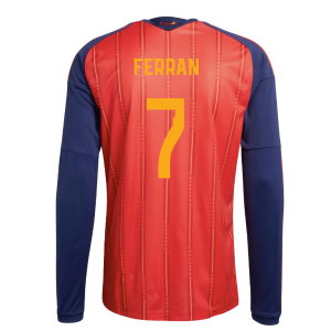 2026-2027 Spain Long Sleeve Home Shirt (Ferran 7)