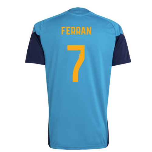2026-2027 Spain Training Jersey (Bold Aqua) (Ferran 7)