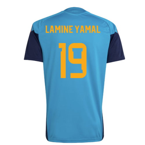 2026-2027 Spain Training Jersey (Bold Aqua) (Lamine Yamal 19)