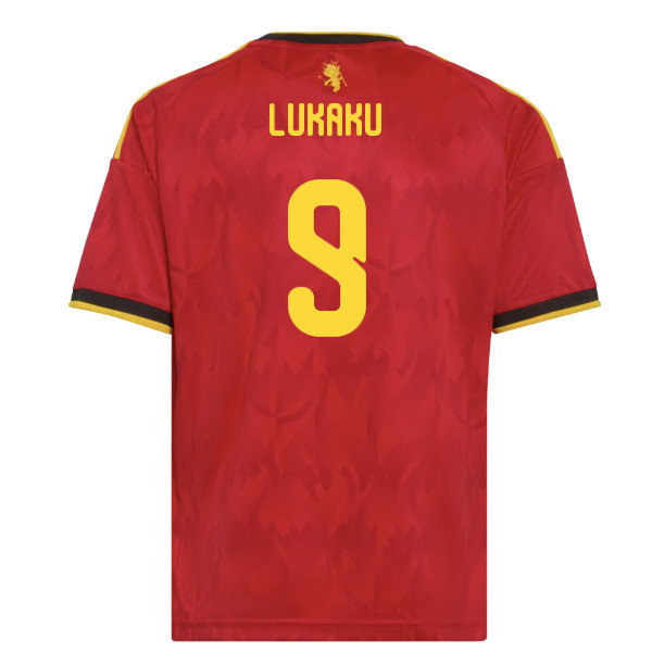 2026-2027 Belgium Home Shirt (Kids) (Lukaku 9)
